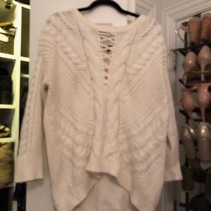 Cable sweater